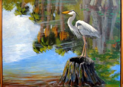 Out on a Limb - Heron by Sharon Repple