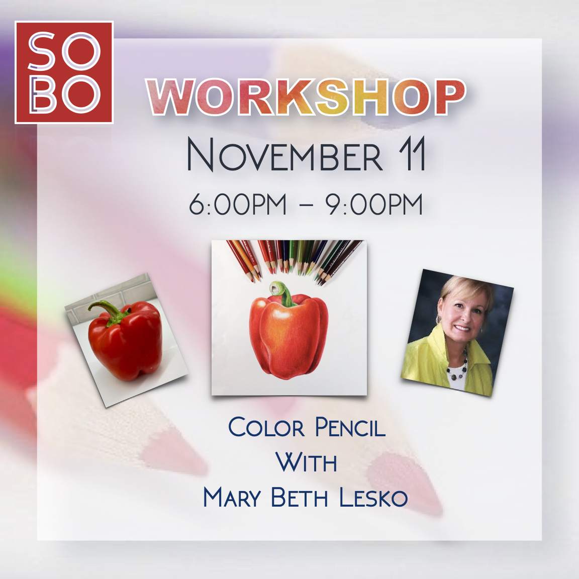 Color Pencil with Mary Beth - Pepper