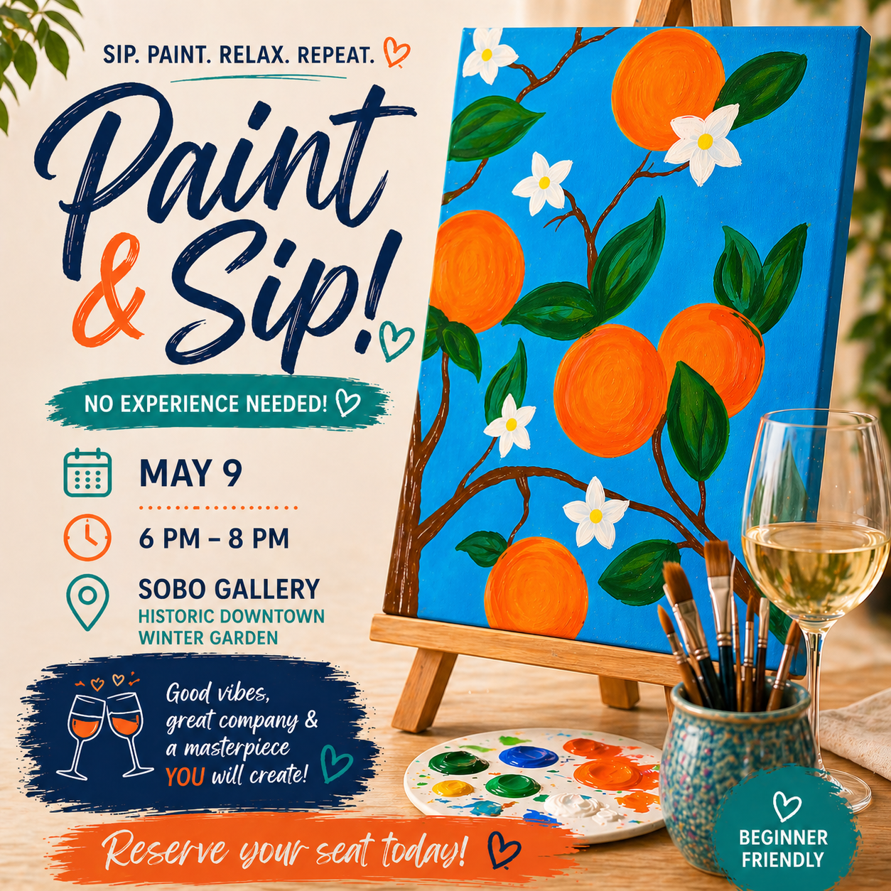 Paint and Sip - Drew Masangkay