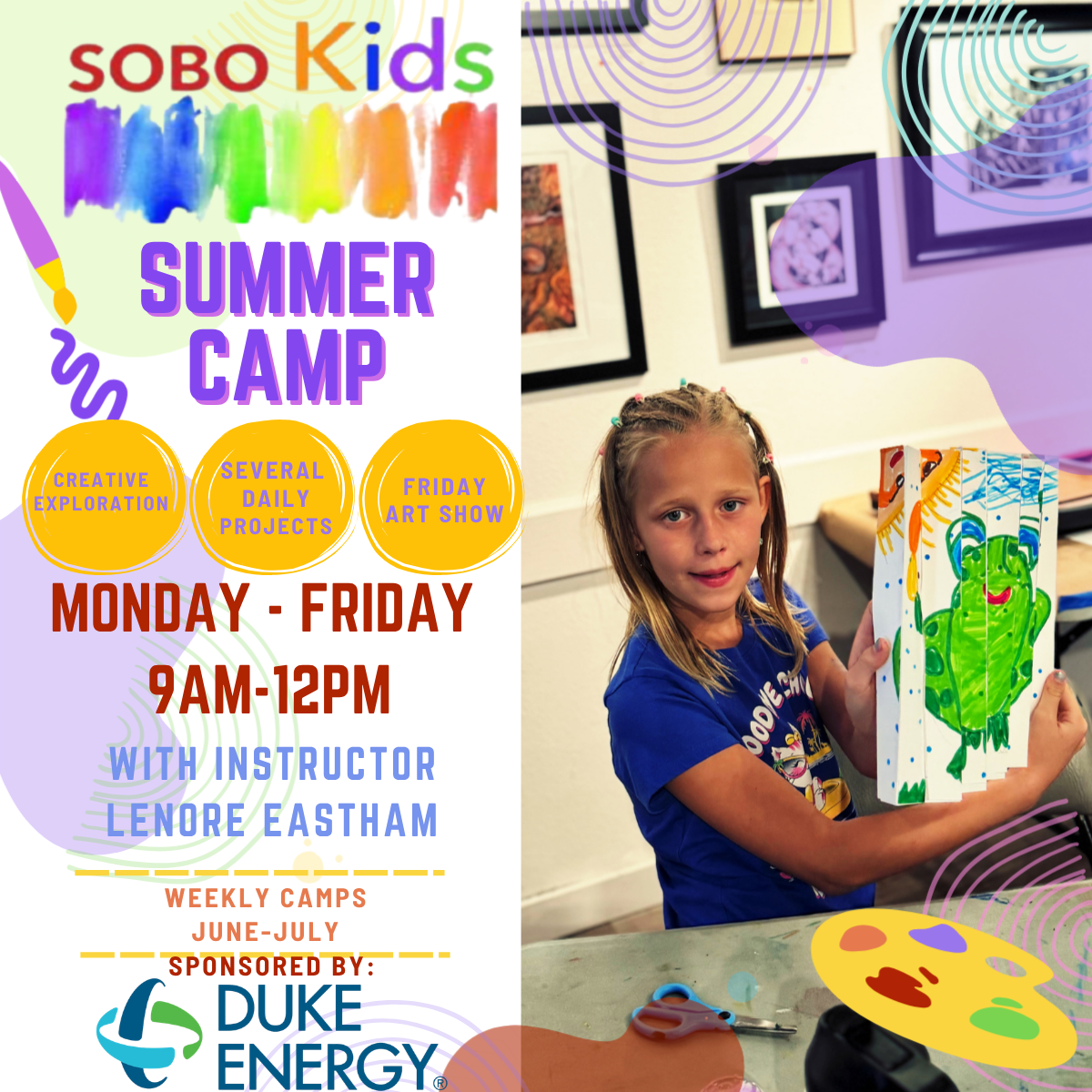 SOBO Summer Art Camps - July 6-10: Folk Art Fun